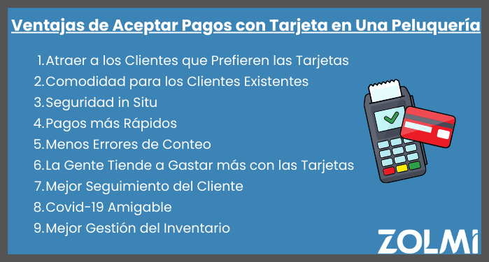 Beneficios de aceptar pagos con tarjeta en una peluqueria
