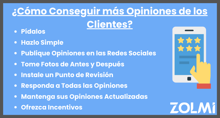 C&oacute;mo conseguir m&aacute;s opiniones de los clientes