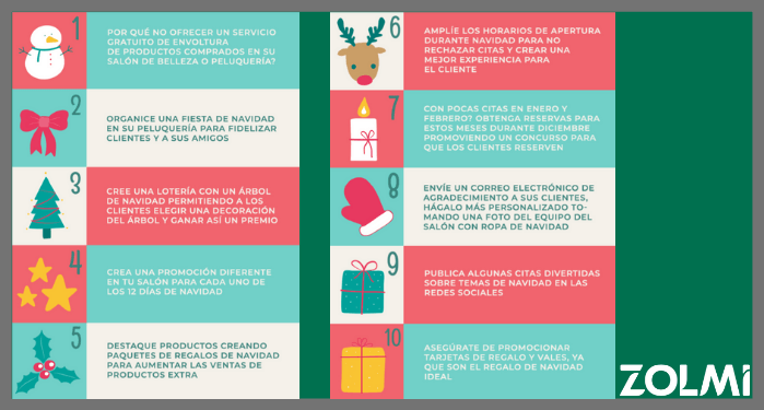 Como promocionar peluqueria navidad