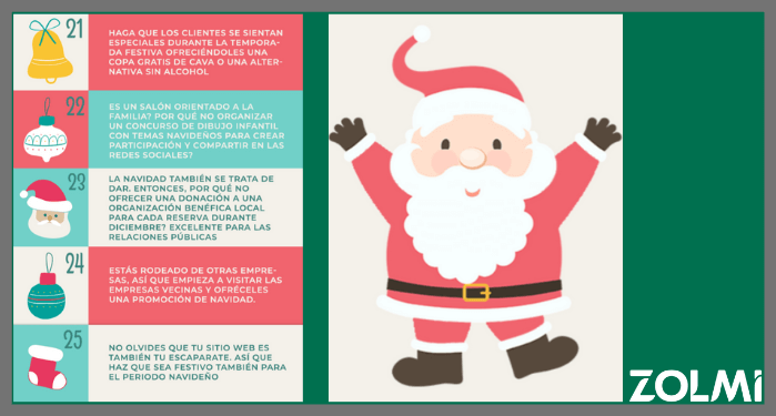Como promocionar peluqueria navidad
