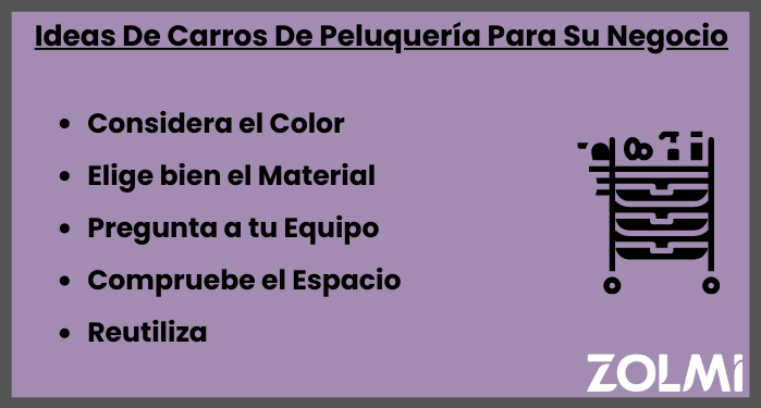 Ideas de carros de peluquer&iacute;a para su negocio
