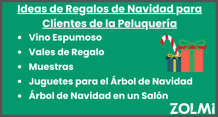 Ideas de regalos de navidad para clientes de la peluquer&iacute;a