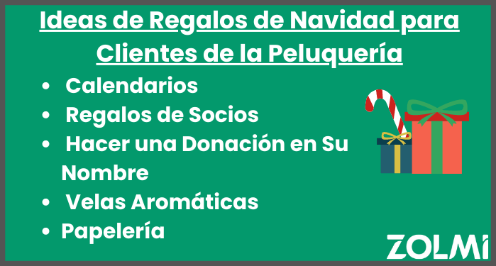 Ideas de regalos de navidad para clientes de la peluquer&iacute;a