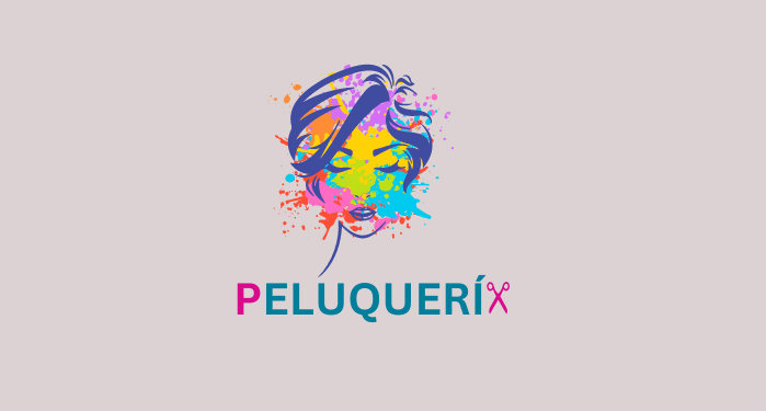 Logo de peluquer&iacute;a creativa