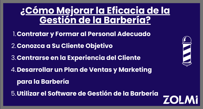 &iquest;C&oacute;mo mejorar la eficacia de la gesti&oacute;n de la barber&iacute;a?