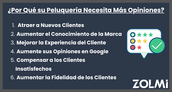 Por qu&eacute; su peluquer&iacute;a necesita m&aacute;s opiniones