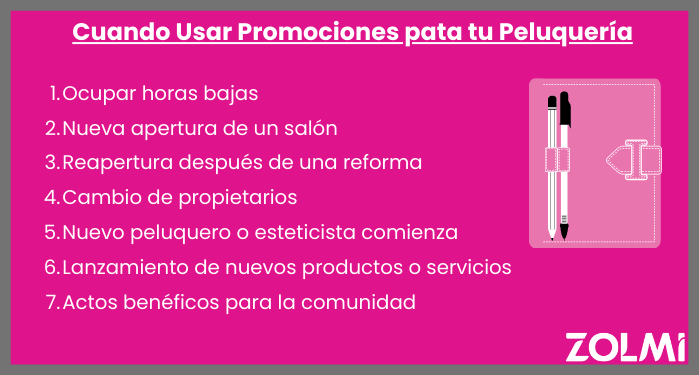 Promociones peluqueria cuando