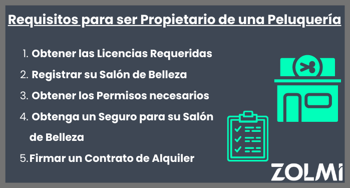 Requisitos para ser propietario de una peluquer&iacute;a