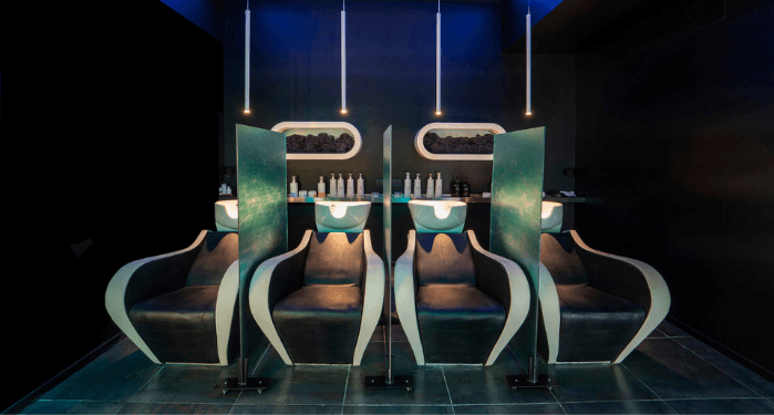 Sillones de champ&uacute; para peluquer&iacute;a